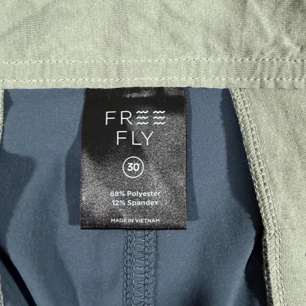 Free Fly Latitude Shorts Mens 30 Blue Grey Stretch Technical Outdoor
